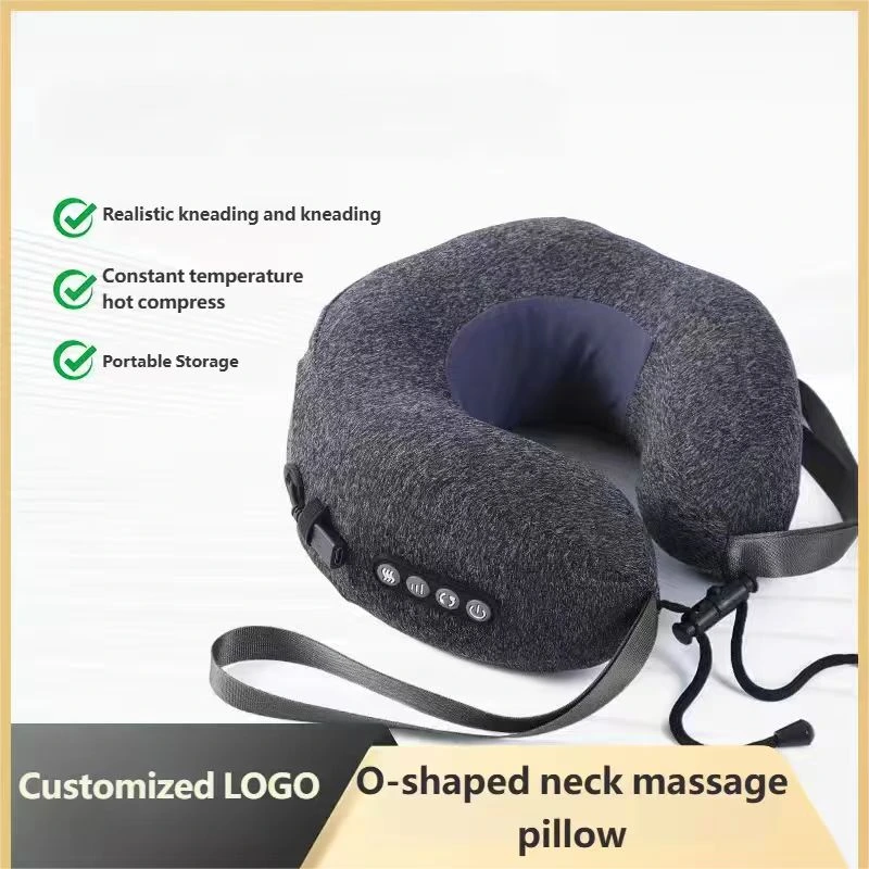 YLSM014 Portable USB Powered Heated Neck Massage Pillow, Timing Control ,suitable Daily Neck Muscle Relaxation Massage
