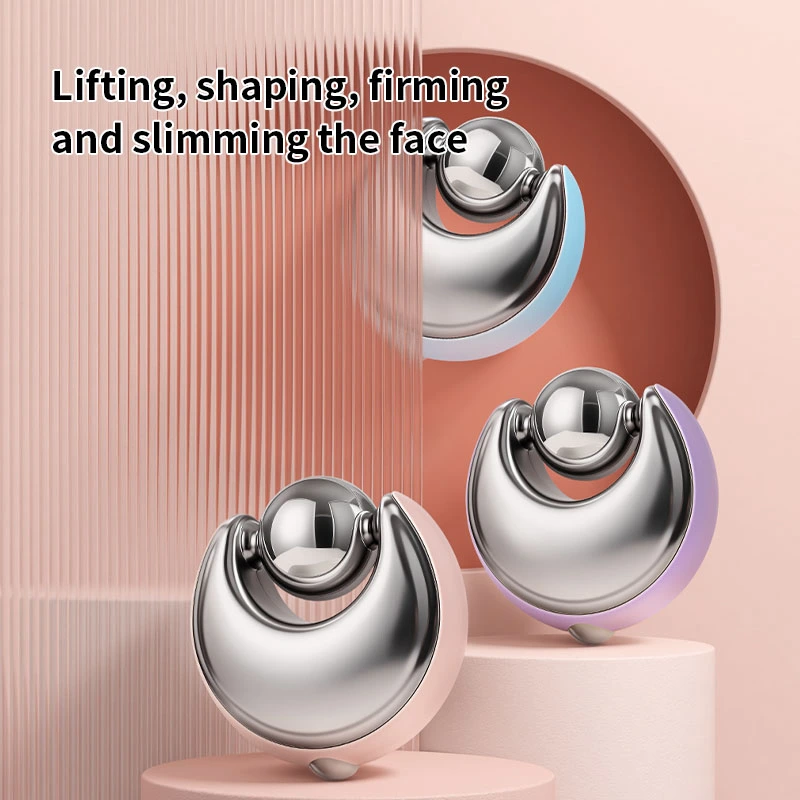 YLSM044 Stainless Steel Facial Roller Ice Ball, Cold Compress Skin Care Beauty Tool for Facial Lifting, Contour Shaping and Puffiness Reduction for Women Home Use