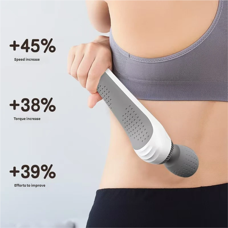YLSM094 Portable Rechargeable Handheld Vibrating Massagun Gun Full Body Massager Hammer With Heat