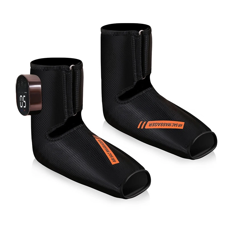 YLSM095 Foot Ankle Calf Hand Elbow Massager Airbag Compress Heat Vibration Relax Foor Massage Belt