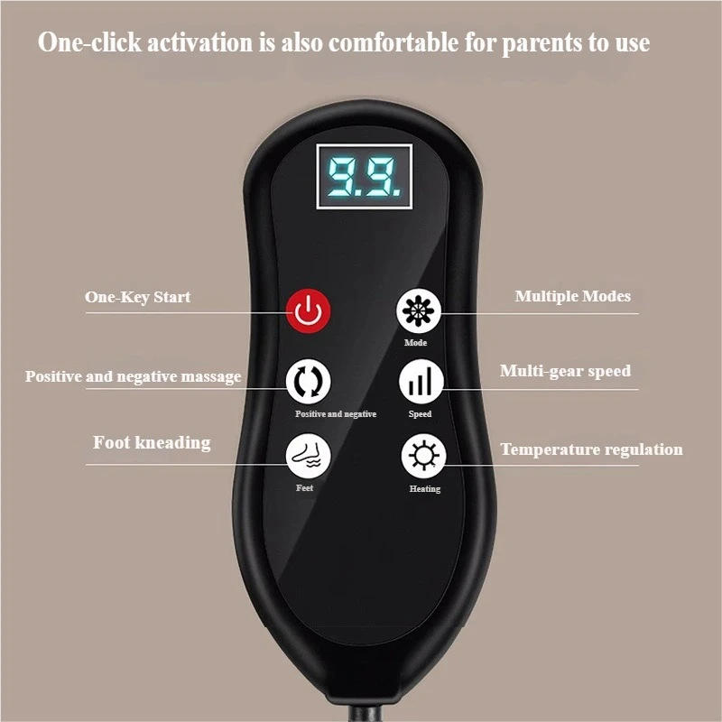 YLSM098 Eectric shiatsu foot massager machine, terahertz foot massage foot massager machine for blood circulation & pain