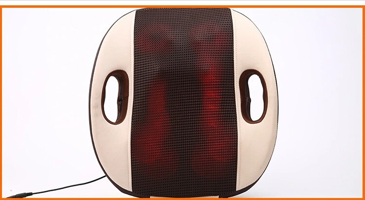 YLSM075 Electric Back Massage Cushion Plug‑in 600 Shiatsu Back Massager Pillow for Home Office Muscle Relax, Multi‑Plug Standards Optional