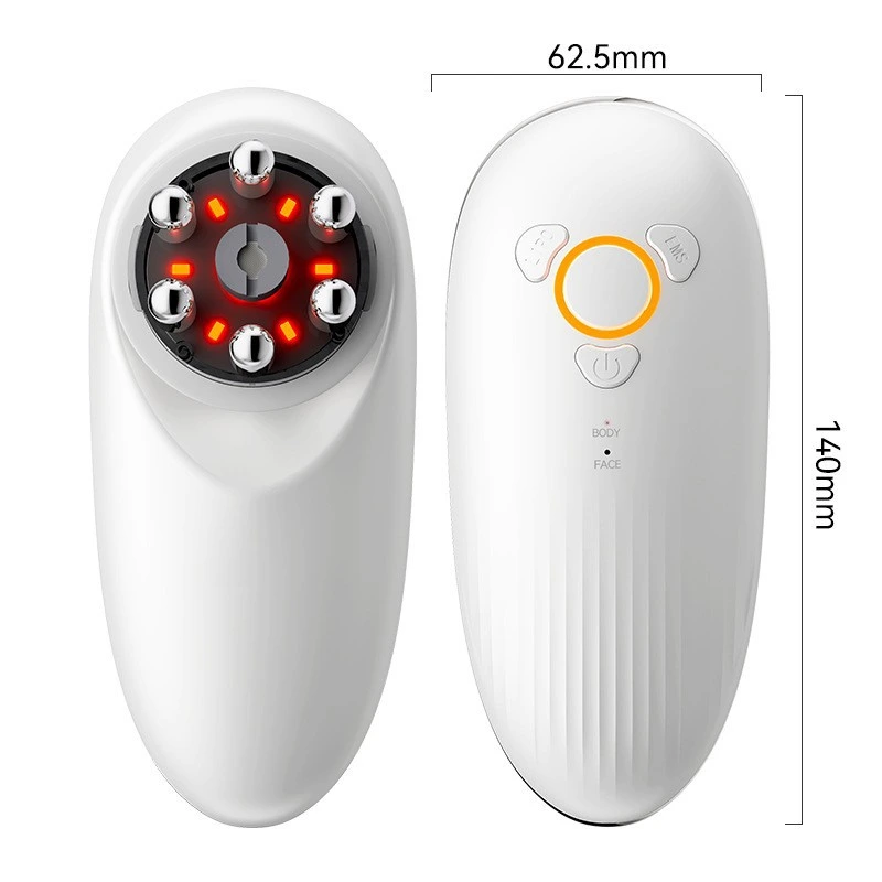 YLSM076 Rechargeable EMS Electric Gua Sha Massager, Home Use Body Slimming Beauty Device for Abdomen & Leg, Red Light Therapy Anti‑Cellulite Massage Tool