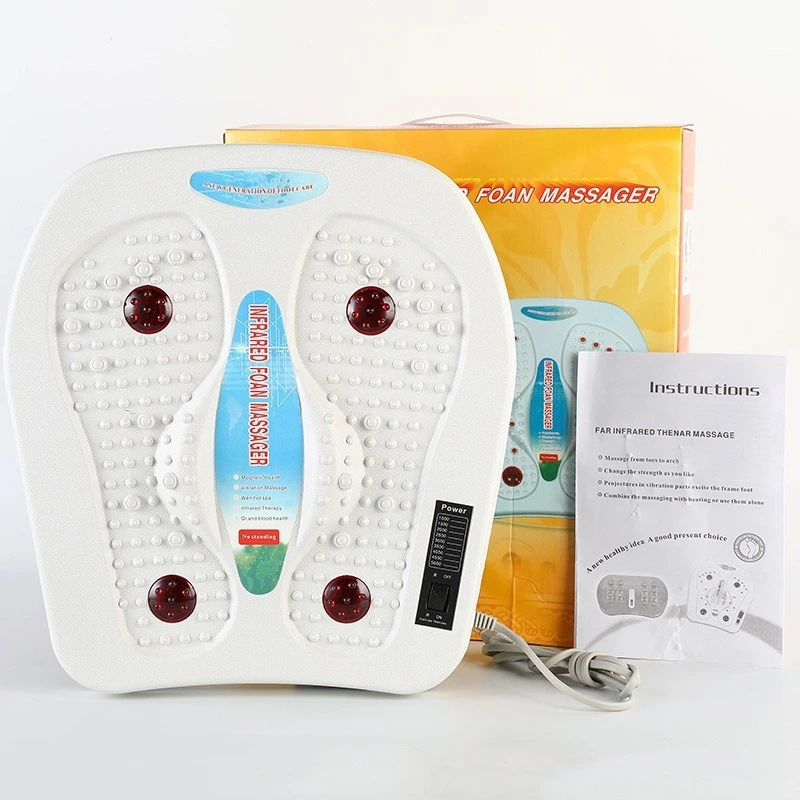YLSM077 Plug‑in Infrared Foot Massager, Vibration Heating Foot Massage Machine for Home Use, Multiple Plug Options for EU and US Market