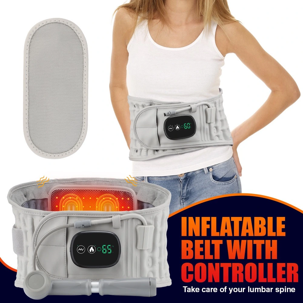 YLSM103 Airbag heated massage waist belt 5000mAh waist massager with red light insulation and electric heating waist belt