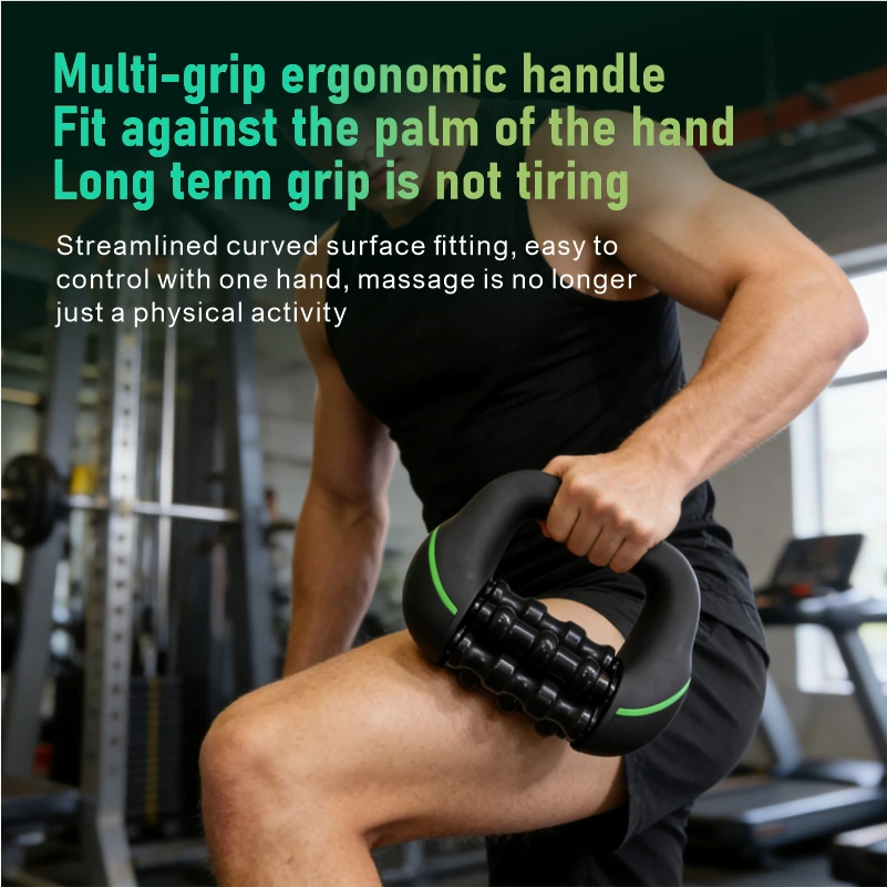 YLSM106 popular LCD roller massager with 8 levels of strength adjustment for whole body pain relief and muscle relaxation