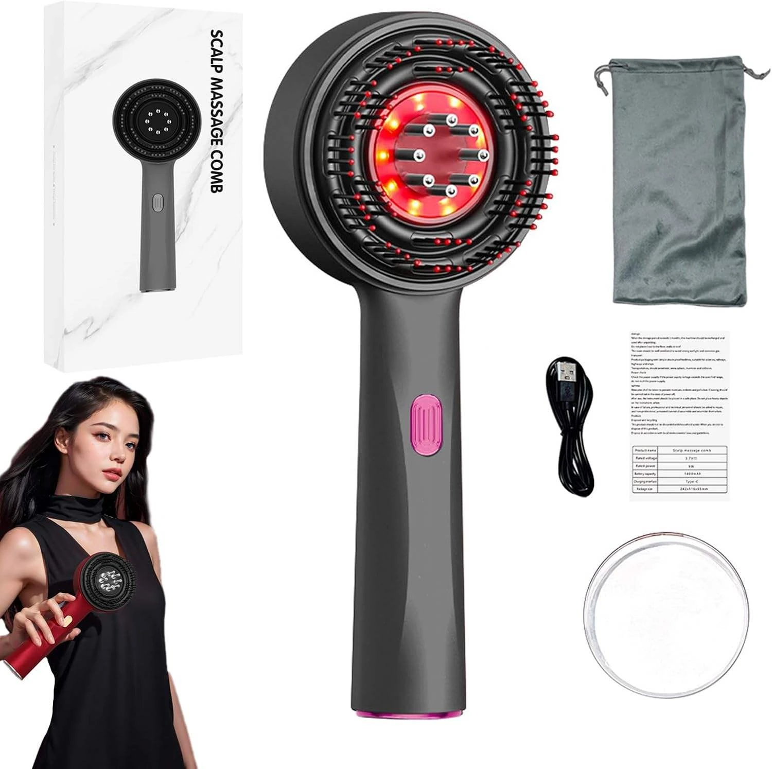 electric massage comb